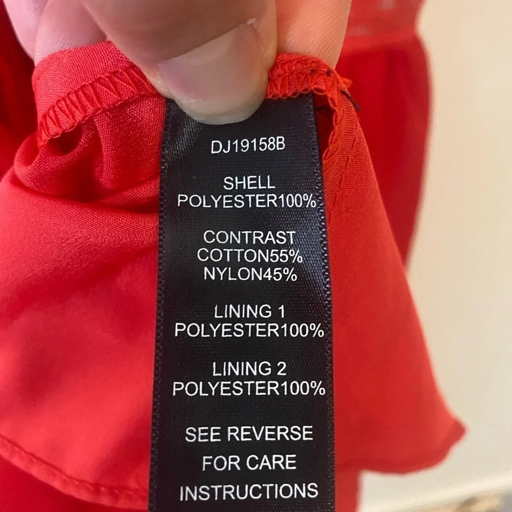 NWT Arc & Co Womens Lace Top Mini Red Dress Size Medium Prom Party Sexy - Picture 15 of 16